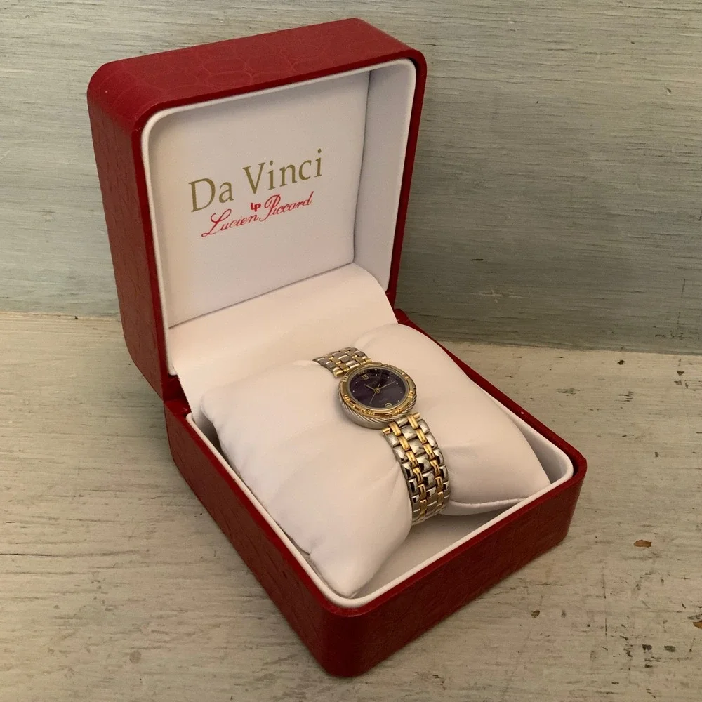 Da‎ Vinci by Lucien Piccard Women's Two Tone Quartz Analogue Wristwatch 7